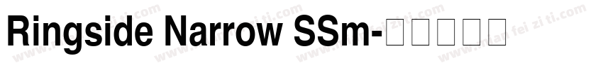Ringside Narrow SSm字体转换